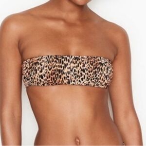 Victoria’s Secret Swim Bikini Top Leopard print XS
